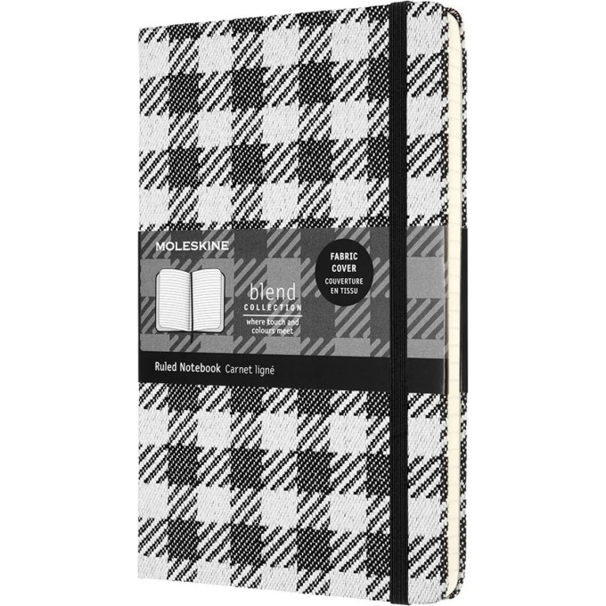 Блокнот MOLESKINE LE BLEND LARGE линейка, белый/черный LCBD07QP060A